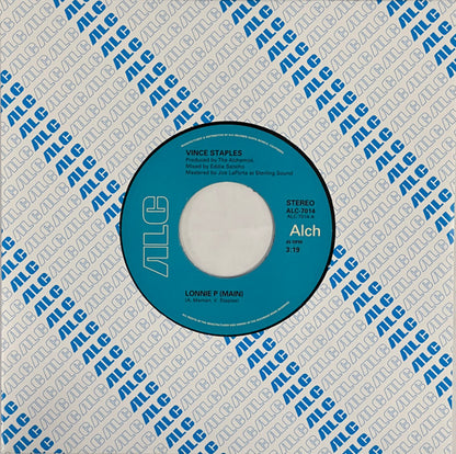 Alchemist, Vince Staples : Lonnie P (7", Single, Ltd, Num)