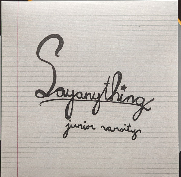Say Anything : Junior Varsity (12", S/Sided, EP, Etch, Ltd, Whi)