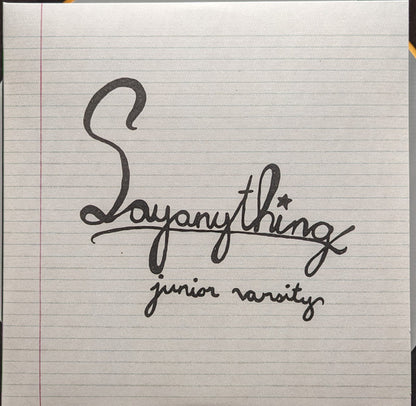 Say Anything : Junior Varsity (12", S/Sided, EP, Etch, Ltd, Whi)