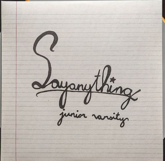 Say Anything : Junior Varsity (12", S/Sided, EP, Etch, Ltd, Whi)