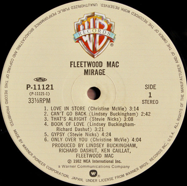 Fleetwood Mac : Mirage (LP, Album)