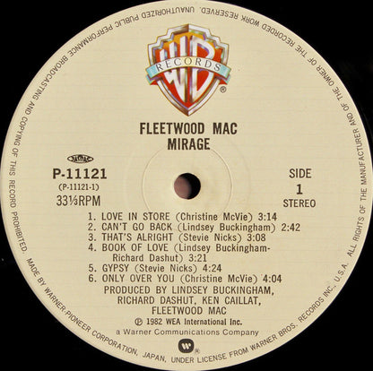 Fleetwood Mac : Mirage (LP, Album)
