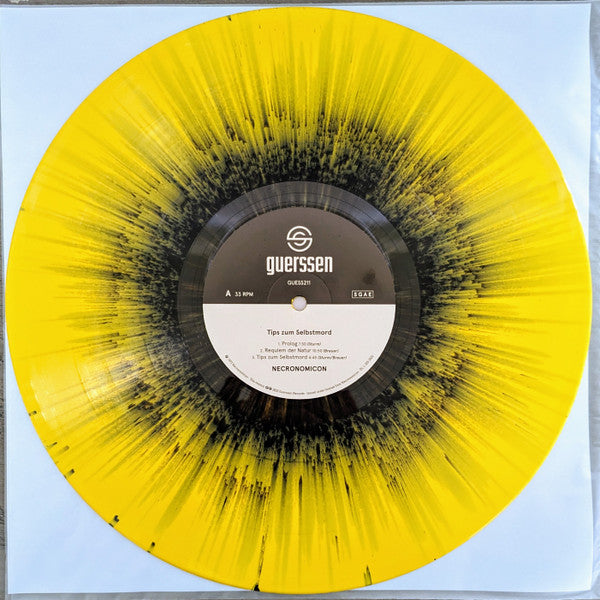 Necronomicon (3) : Tips Zum Selbstmord (LP, Album, Ltd, RE, Yel)
