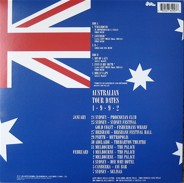Nirvana : Hormoaning (Exclusive Australian '92 Tour EP) (12", EP, RSD, Ltd, RE, Bro)