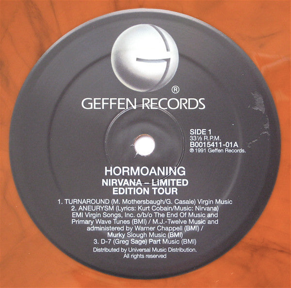 Nirvana : Hormoaning (Exclusive Australian '92 Tour EP) (12", EP, RSD, Ltd, RE, Bro)