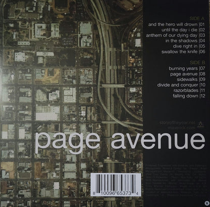 Story Of The Year : Page Avenue (LP, Album, Ltd, RE, Cle)