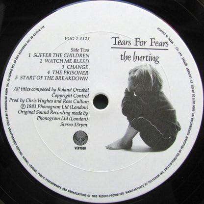 Tears For Fears : The Hurting (LP, Album, Duc)