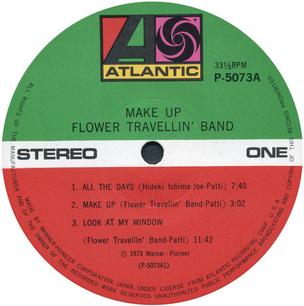 Flower Travellin' Band : Make Up (2xLP, Album, RP, Lea)