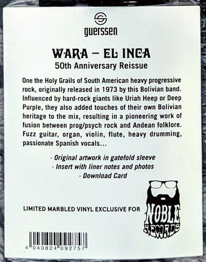Wara (3) : El Inca - Música Progresiva Boliviana (LP, Ltd, RE, Gre)