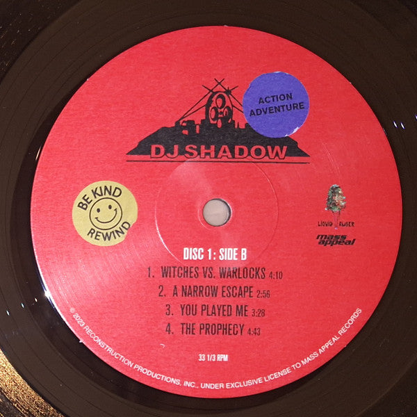 DJ Shadow : Action Adventure (2xLP, Album, Ltd, VHS)