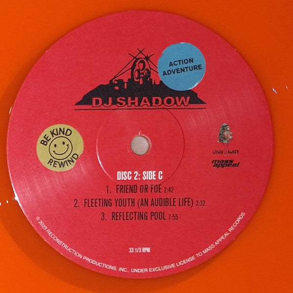 DJ Shadow : Action Adventure (2xLP, Album, Ltd, VHS)
