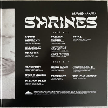 Armand Hammer : Shrines (2xLP, Album, Dlx, Ltd, RE, Ora)