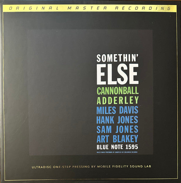 Cannonball Adderley : Somethin' Else (2x12", Album, RE, RM, 180 + Box, Ltd, Num)