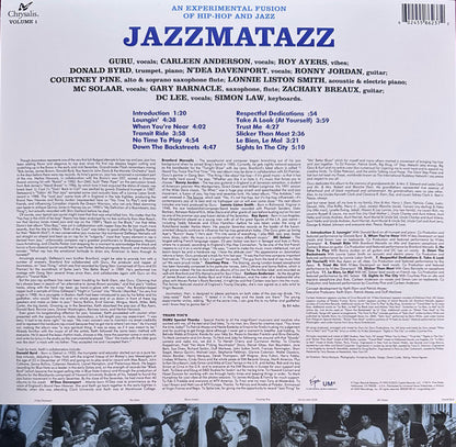 Guru : Jazzmatazz (Volume 1) (2xLP, Album, Ltd, RE, Blu)