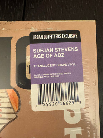 Sufjan Stevens : The Age Of Adz (2xLP, Ltd, Tra)