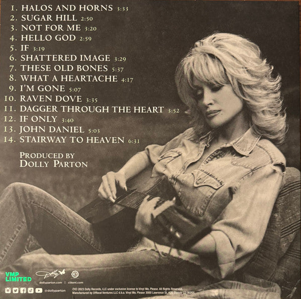 Dolly Parton : Halos & Horns (2xLP, Album, Club, Ltd, RE, RM, Blu)
