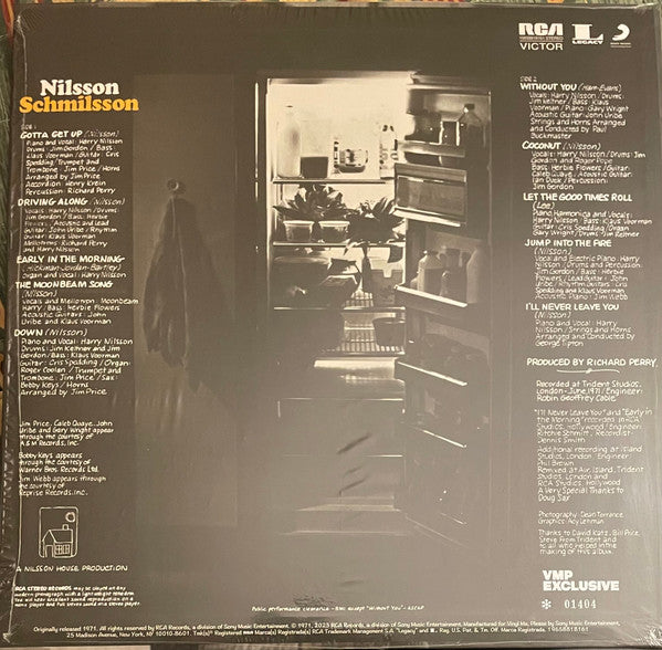 Harry Nilsson : Nilsson Schmilsson (LP, Album, Club, Ltd, Num, RE, Yel)