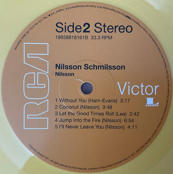 Harry Nilsson : Nilsson Schmilsson (LP, Album, Club, Ltd, Num, RE, Yel)
