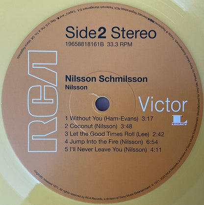Harry Nilsson : Nilsson Schmilsson (LP, Album, Club, Ltd, Num, RE, Yel)