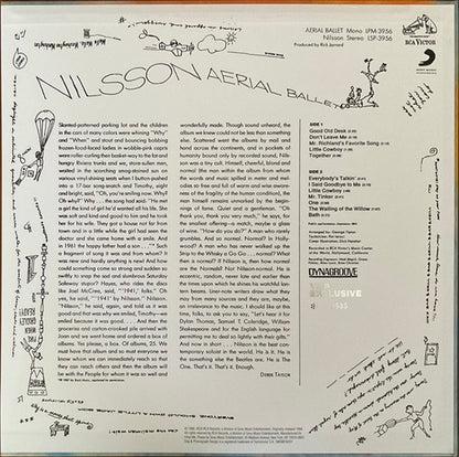 Nilsson* : Aerial Ballet (LP, Album, Mono, Club, Num, RE, RM, Ora)