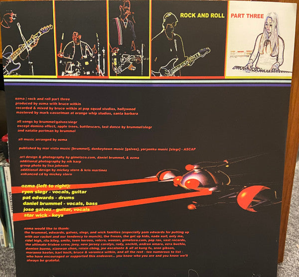 Ozma : Rock And Roll Part Three (LP, Album, Ltd, RE, Cok)