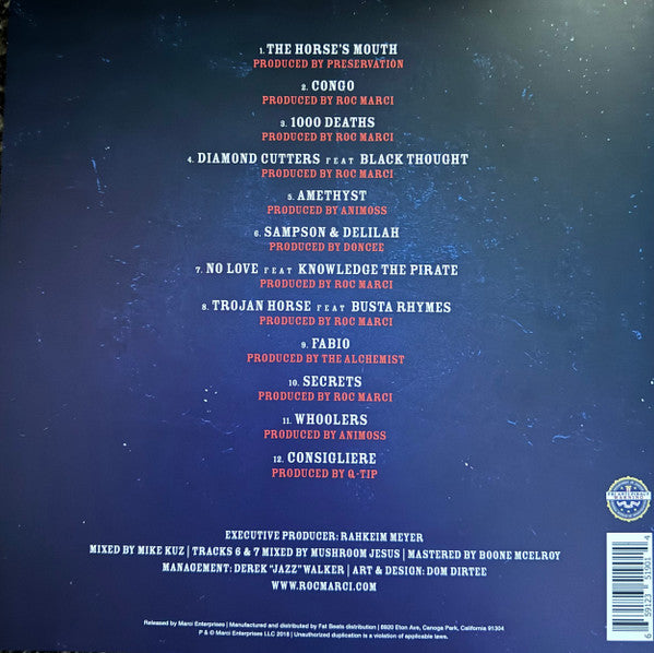 Roc Marciano : Behold A Dark Horse (2xLP, Album, Ltd, RE, RP, Gre)
