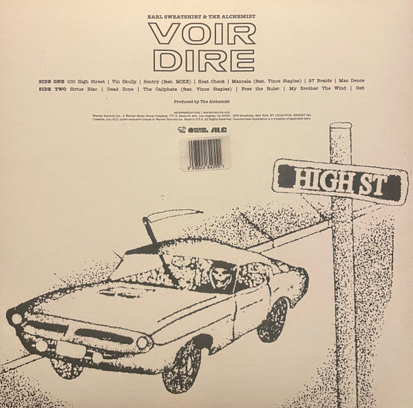 Earl Sweatshirt & Alchemist : Voir Dire (LP, Album, Ltd, For)