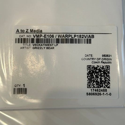 Grizzly Bear : Veckatimest (2xLP, Album, RE, TP)