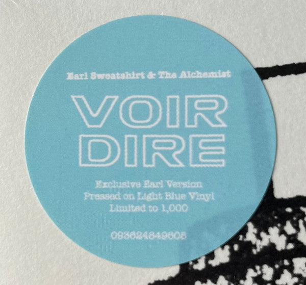 Earl Sweatshirt & The Alchemist* : Voir Dire (LP, Album, Ltd, Lig)