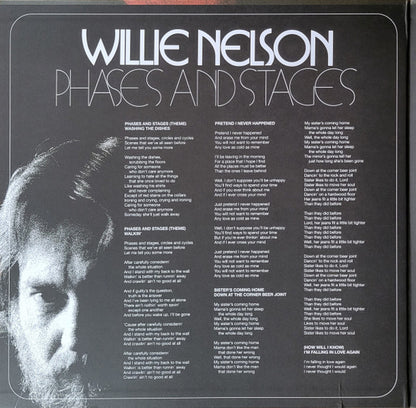 Willie Nelson : Phases And Stages (LP, Album, Club, RE, Red)