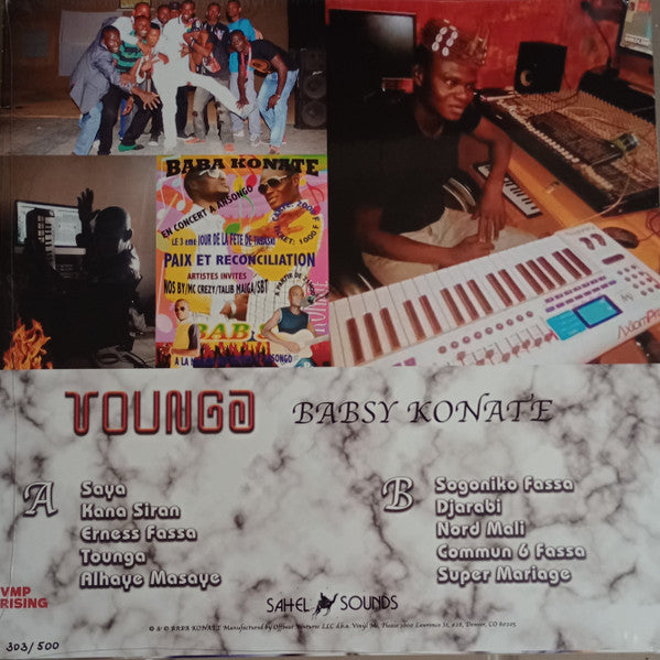 Babsy Konate : Tounga (LP, Album, Club, Pin)
