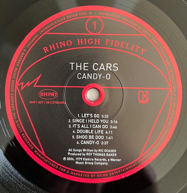 The Cars : Candy-O (LP, Album, Ltd, Num, RE, 180)