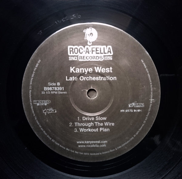 kanYeWest* : Late Orchestration (2xLP, Album, Comp)