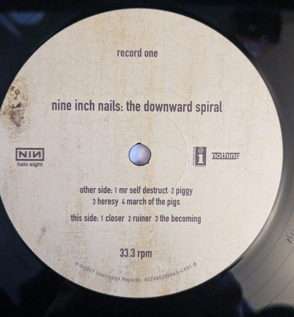 Nine Inch Nails : The Downward Spiral (2xLP, Album, Club, Ltd, Num, RE, RP, Gat)