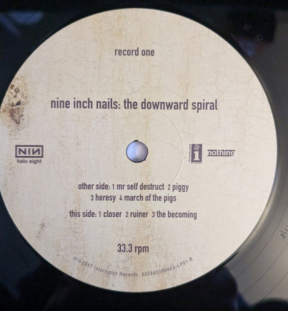 Nine Inch Nails : The Downward Spiral (2xLP, Album, Club, Ltd, Num, RE, RP, Gat)