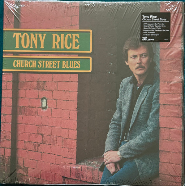 Tony Rice : Church Street Blues (LP, Album, Club, Ltd, Num, RE, Red)