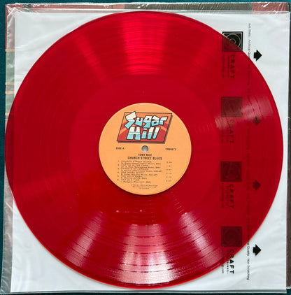 Tony Rice : Church Street Blues (LP, Album, Club, Ltd, Num, RE, Red)