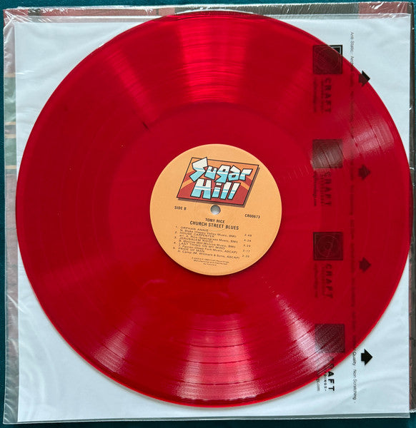 Tony Rice : Church Street Blues (LP, Album, Club, Ltd, Num, RE, Red)