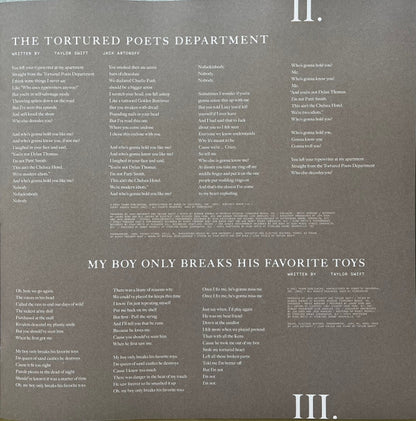 Taylor Swift : The Tortured Poets Department  (2xLP, Album, S/Edition, Gra)