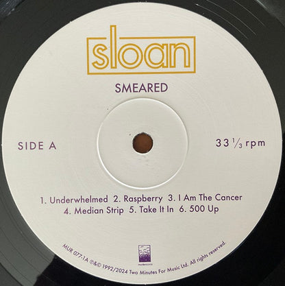 Sloan (2) : Smeared (LP, Album, RE + LP + LP + 7", Single + Box, Dlx, L)