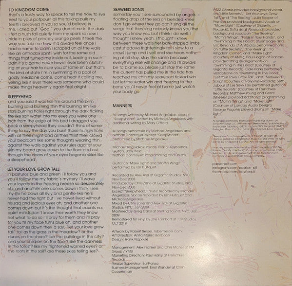 Passion Pit : Manners (LP, Album, Ltd, RE, RM, Lav)