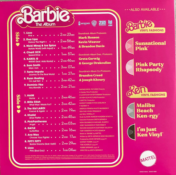 Various : Barbie The Album (LP, Album, RE, Pin + 10", Shape, S/Sided, Single, )