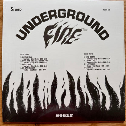 Underground Fire : Underground Fire (LP, Album, Ltd, RE, Red)