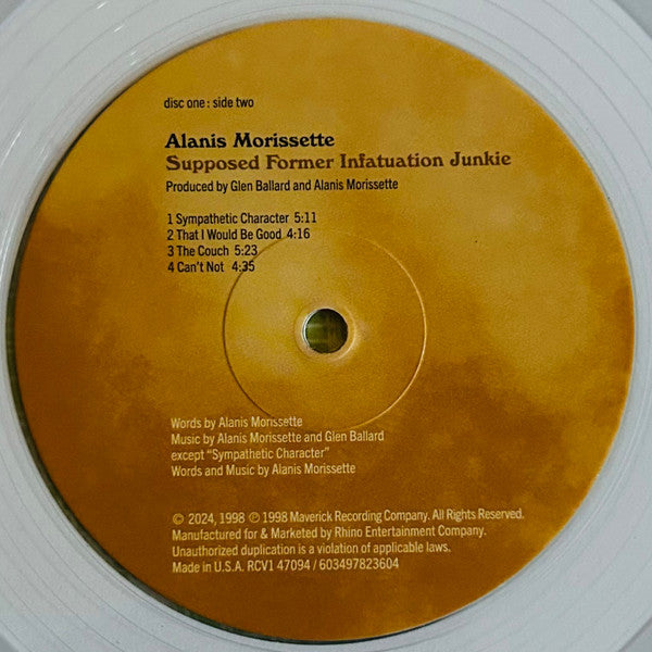 Alanis Morissette : Supposed Former Infatuation Junkie (2xLP, Album, Ltd, RE, Cle)