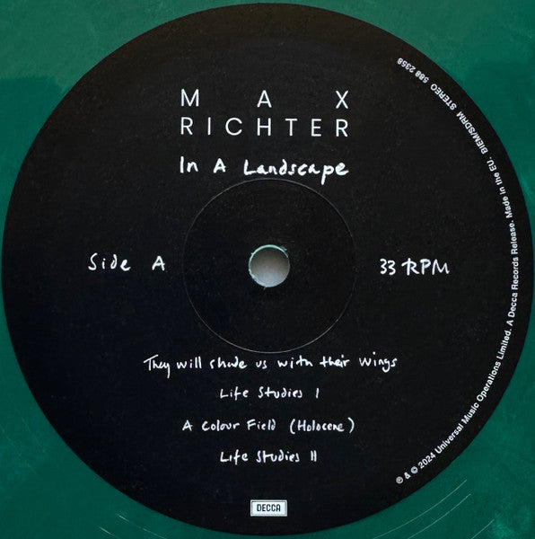 Max Richter : In A Landscape (2x12", Album, Ltd, Gre)