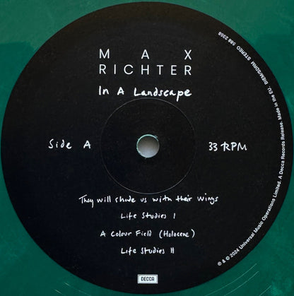 Max Richter : In A Landscape (2x12", Album, Ltd, Gre)