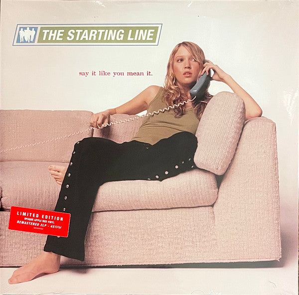 The Starting Line : Say It Like You Mean It (2xLP, Album, Ltd, RE, RM, Red)