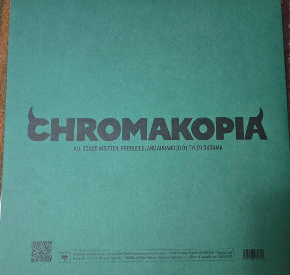Tyler, The Creator : Chromakopia  (2xLP, Album, Ltd, Num, Gre)