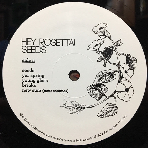 Hey Rosetta! : Seeds (LP, Album)
