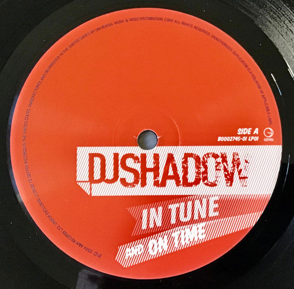 DJ Shadow : In Tune And On Time Live! (2xLP, Mixed)